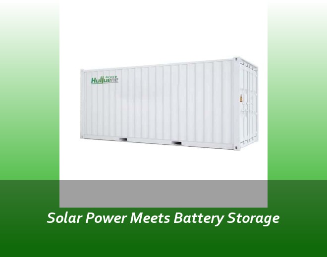 Solar Power Meets Battery Storage